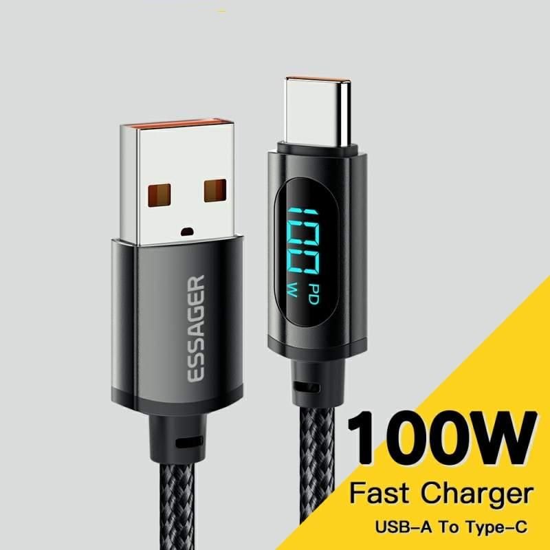 High-Speed USB-C Fast Charging Cable with LED Indicator - Image 3