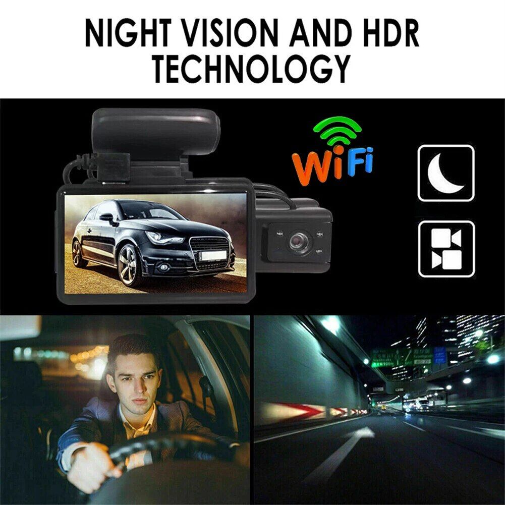 1080P HD Dash Cam with 360° Wide Angle, Night Vision, and G-Sensor - Image 5