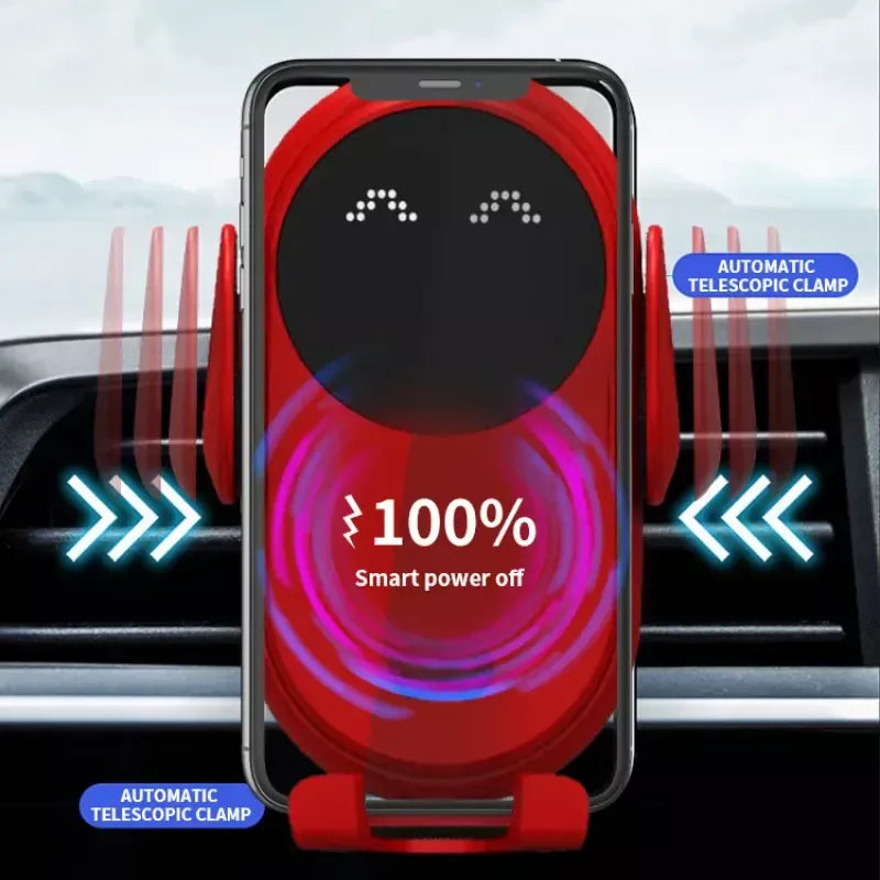Universal Car Stand Wireless Charger Smart Sensor Air Outlet Mount - Image 8
